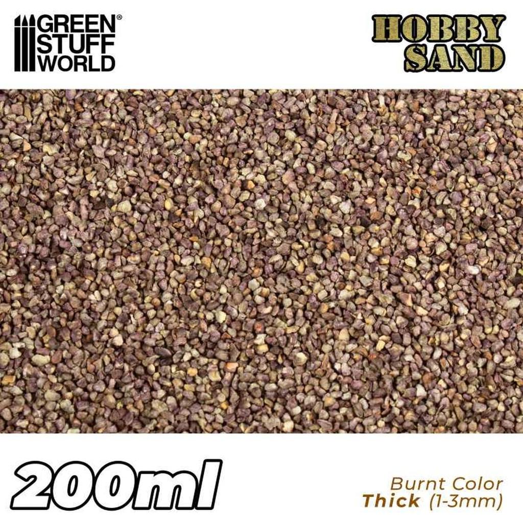 Green Stuff World Hobby Sand Burnt Brown Medium 200ml Hobby Material GSWD-13340 (Scenery)