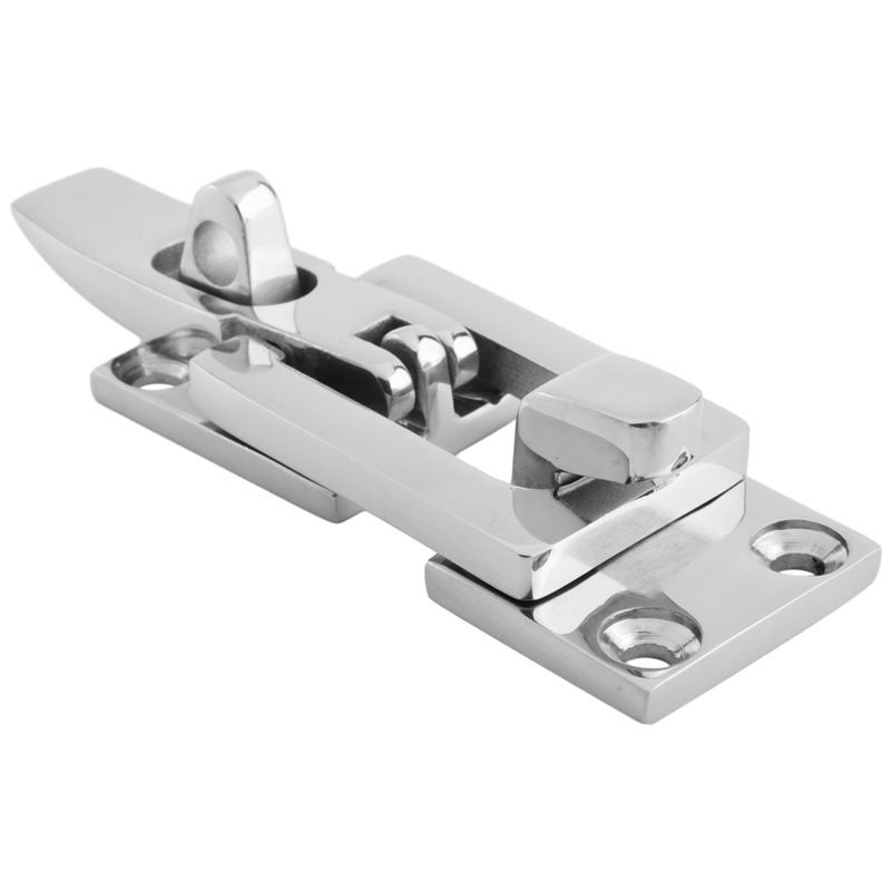 A03E-316 Stainless Steel Marine Boat Door Lock Latch Catch Anti-Rattle Fastener Clamp 70Mm Marine Hardware