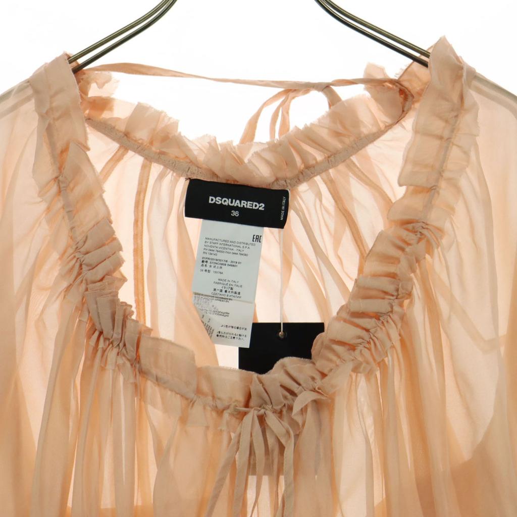 unused DSQUARED2 made in Italy Short sleeve Tunic 36 Pink Women Used