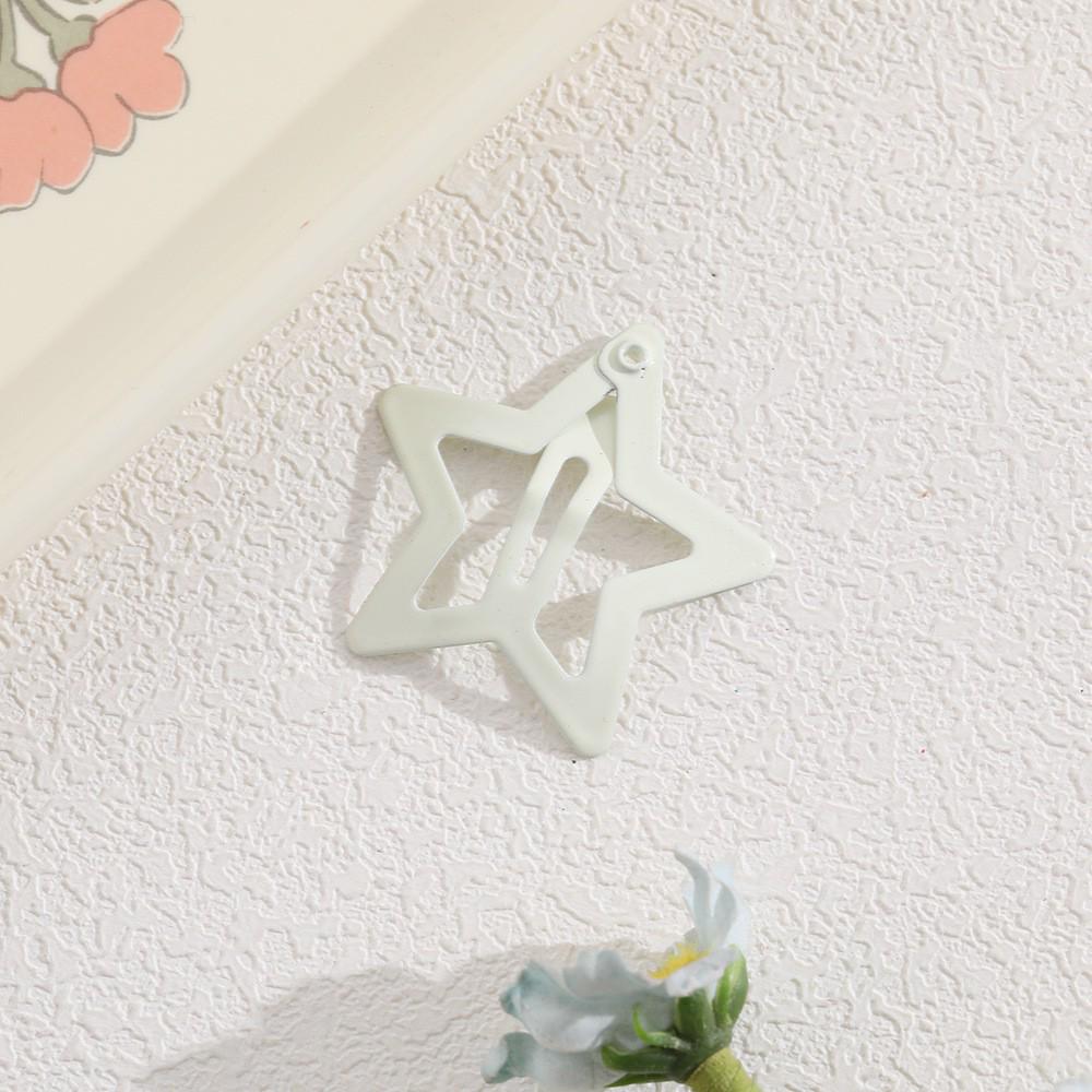 Children's Candy Color Star Hair Clips - Small Size BB Bangs Accessories