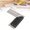 Woodworking   Ruler Right Angle Ruler Carpenter   Layout Tool with Marking Holes 3.9 Inch