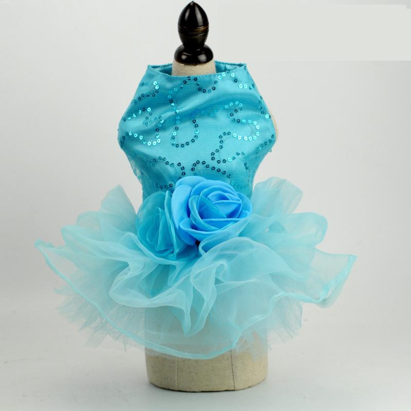 Black Dog Dress Princess Dress for Dog Lace Dog Wedding Dress Rose Flower Girl Dresses Party Dress Festival Clothes For Dogs