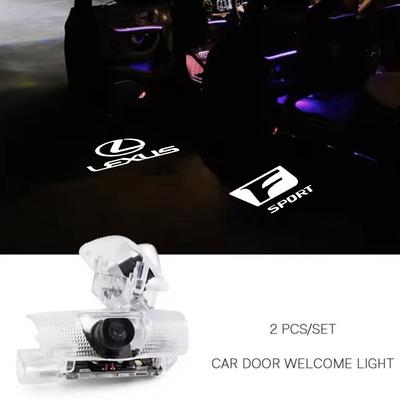 Car Door HD LED Lamps Projector Courtesy Welcome Lights For F SPORT IS250 IS200 CT200h GS300 LS430 RX450h LX570 IS300 ES30