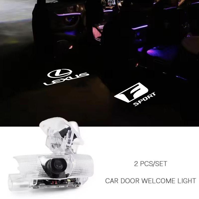 Car Door HD LED Lamps Projector Courtesy Welcome Lights For Lexus F SPORT IS250 IS200 CT200h GS300 LS430 RX450h LX570 IS300 ES30