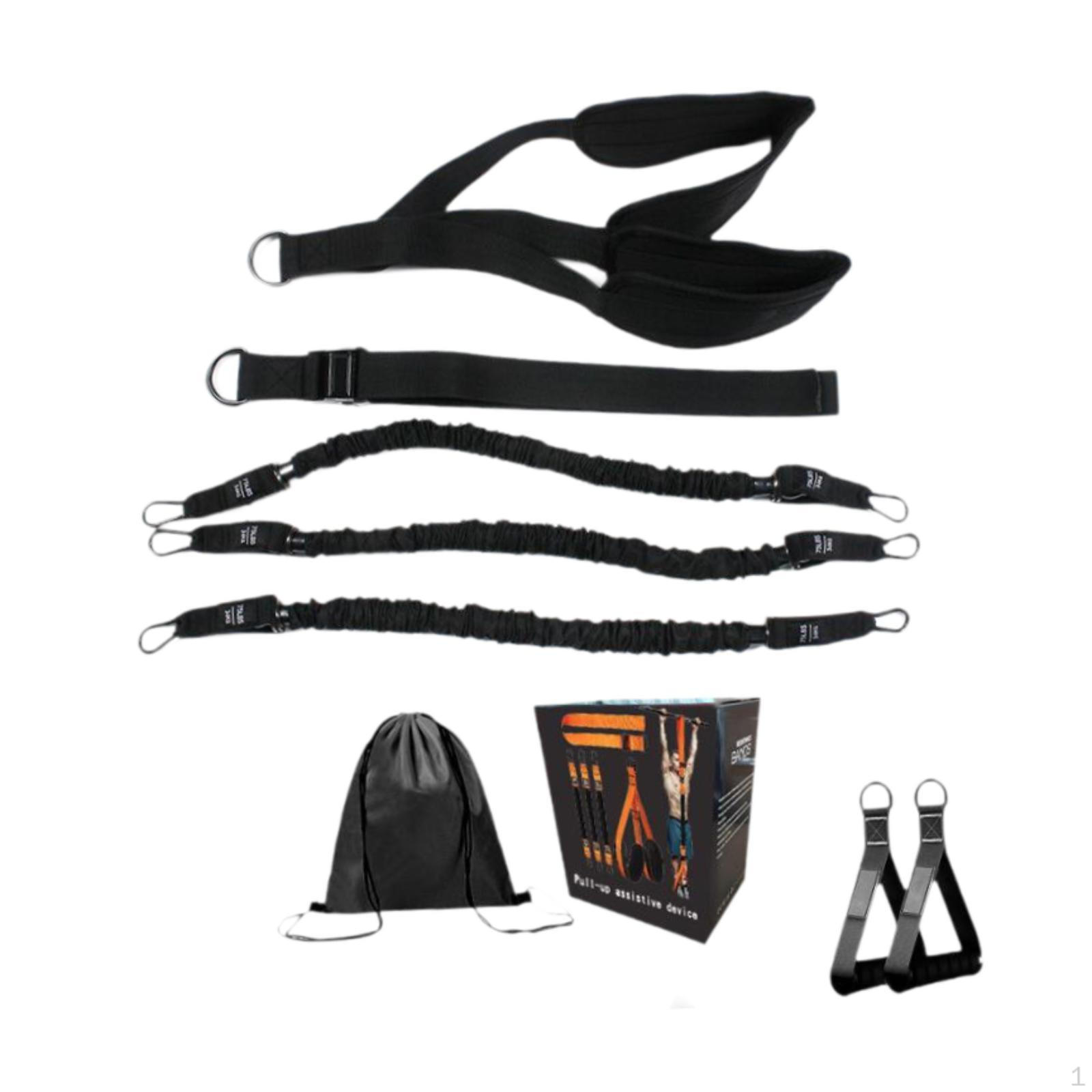 

Chin Up Support Band Pull Assistance Strap Exercise Bands for Arms Back Legs Gym чорний