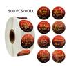 50pcs RED Thank You Stickers For Business Scrapbooking Wedding Party Favors 8 Designs Envelope Seals School Stationery Stickers