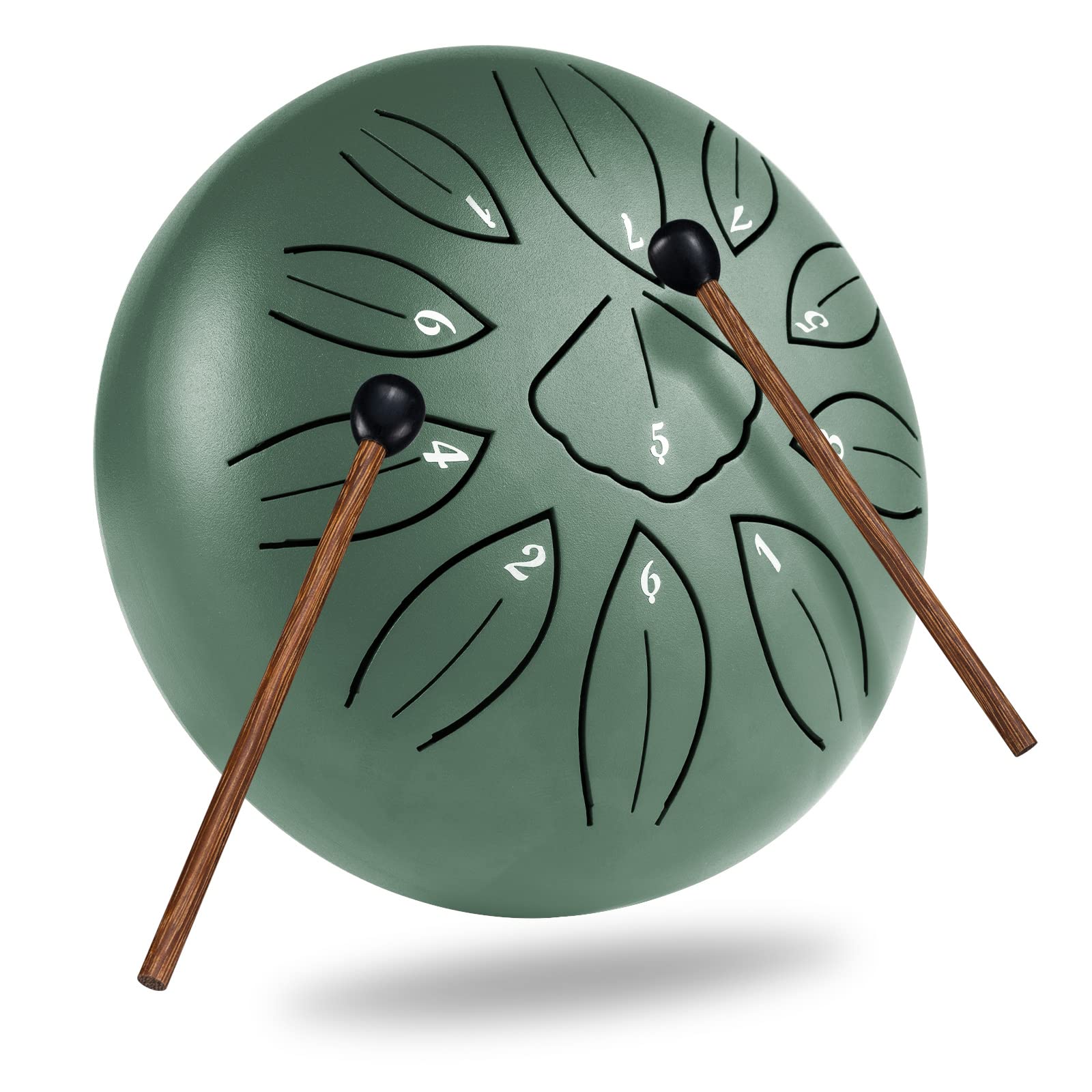 

11-нотный стальной язычковый барабан, 6 дюймов, ударный инструмент, металлический барабан для йоги, медитации, исцеления, молитвы, исцеления и снятия усталости, включает