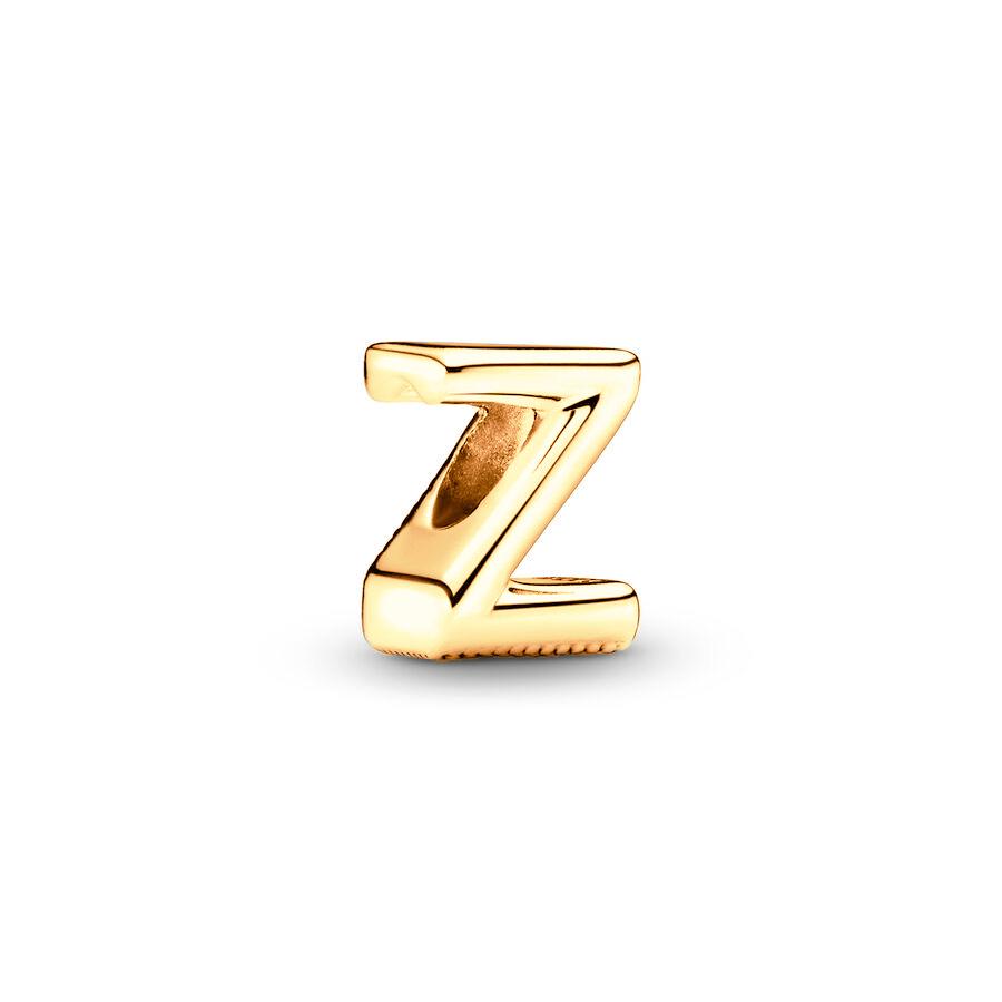 Sparking Gold Plated 26A-Z Letter Charm Beads Dangle Fit Genuine Copper Design Snake Arm Bracelet Necklace Bead For DIY Style Jewelry Women Gift
