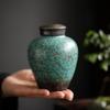 275ml Kiln Change Ceramic Tea Canister Small Sealed Canister Creative Storage Canister Moisture-Proof Storage Canister
