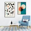 Abstract Geometric Wall Art Pictures Modern Dots Canvas Paintings Simple Posters and Prints for Interior Living Room Home Decor