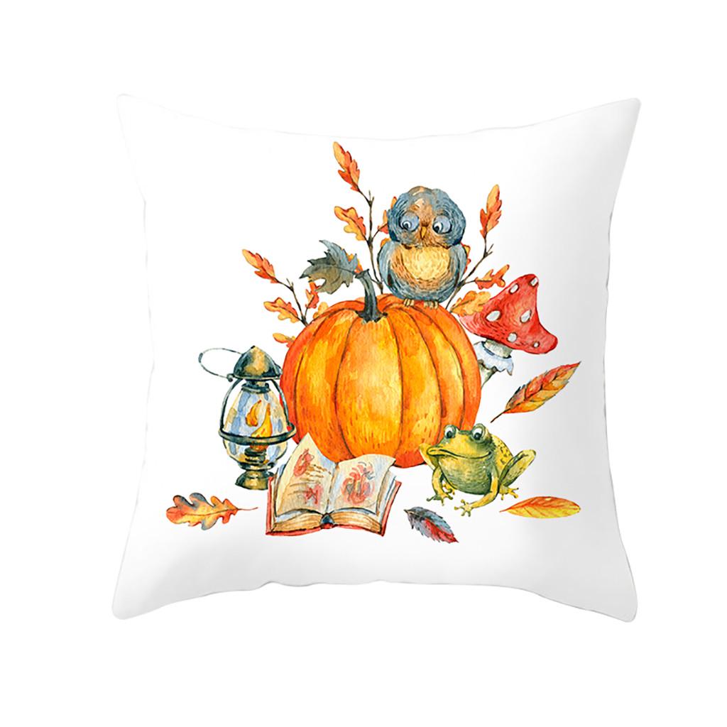 Fall Halloween   Case Waist Throw Cushion Cover Sofa Home Decor