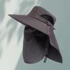 Fishing Bucket Hat with Detachable Neck Guard Adjustable Fishing Hat Windproof Breathable Mesh Sun Hat Wide Brim UV Protection