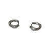 Geometric Micro-set Zircon Earrings Female Heavy Simple Earrings Personality Commuting Earrings Affordable Dainty Earrings Durable Alloy Daily Wear