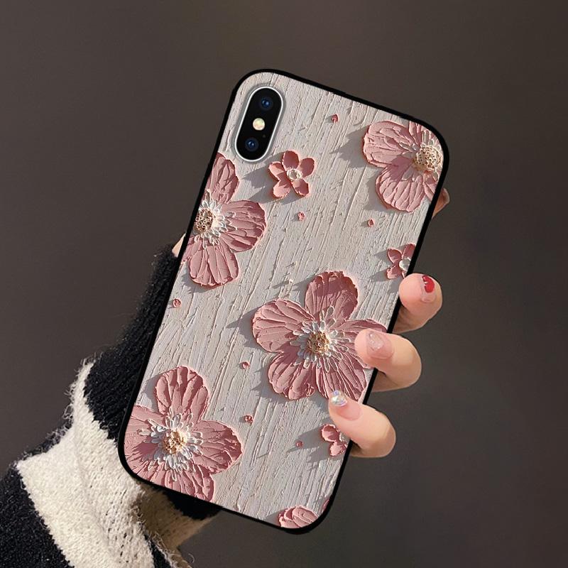 For Apple iPhone XS Case XS Max Soft TPU Silicon Phone Back Cover For iPhone X XR Fashion Color Printed Shockproof Housing Cases