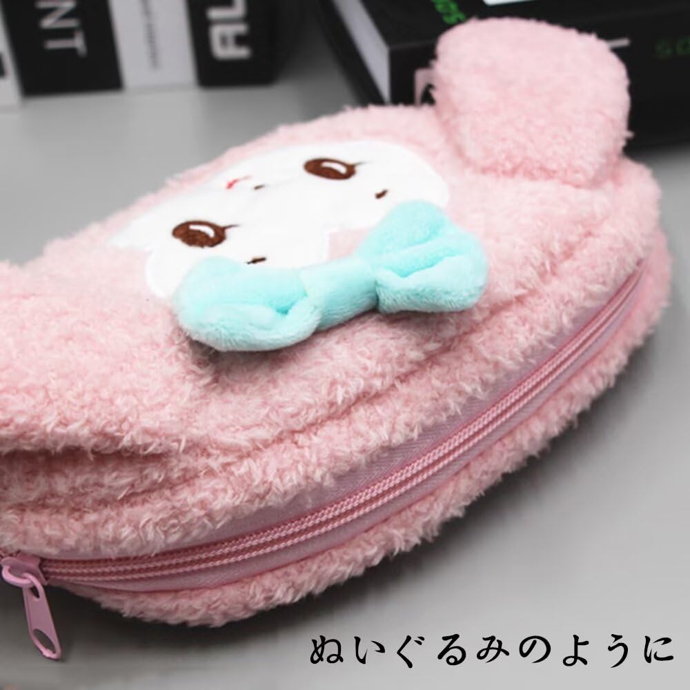 Cute Kuromi and Sanrio Pencil Large Simple Suitable for Kids and and High School Stylish Moe 20 x 11 x 3 C Case, Capacity, Design, Adults, Elementary,