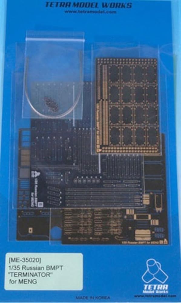 

Тетра Модел 1/35 масштаб Серия ME Российская БМПТ Терминатор Танк огневой поддержки (МУЖЧИНЫ) Детали для пластиковой модели ME3520