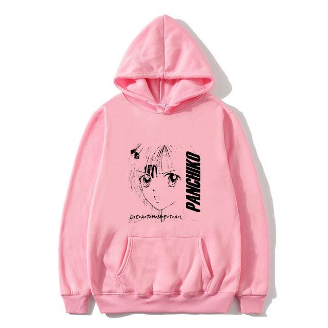 Panchiko DEATHMETAL Album Hoodie Herren Übergroßes Sweatshirt Herren Damen Hip Hop Rock Kapuzen Trainingsanzüge Mann Lässige Lockere Hoodies