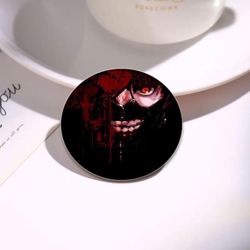32/44/58mm Fashion Accessorie Anime Tokyo Ghoul Pin Handmade Cartoon Kaneki Ken Brooche for Backpack Cothes Collection Badge Hat Decoration