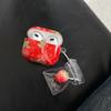 Japanese and Korean Ins Wind Oil Painting Strawberry Girl Heart for Airpodspro3 Apple Wireless Bluetooth Headset Case Airpods4 New