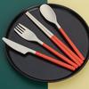 Portable Folding Cutlery Set for Outdoor Use Knife Fork Spoon and Chopsticks