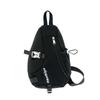 Sac de poitrine élégant et imperméable en nylon, unisexe, pour le voyage et les trajets quotidiens