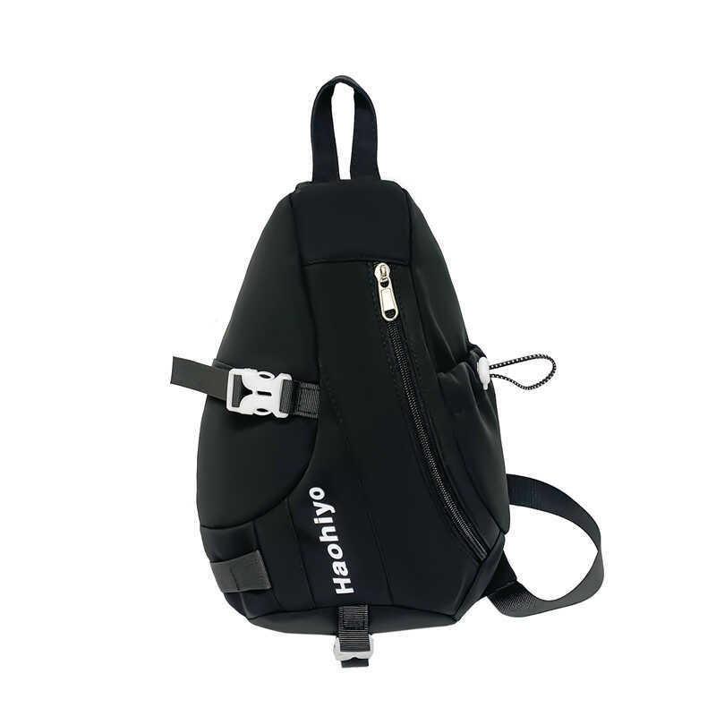Sac de poitrine élégant et imperméable en nylon, unisexe, pour le voyage et les trajets quotidiens