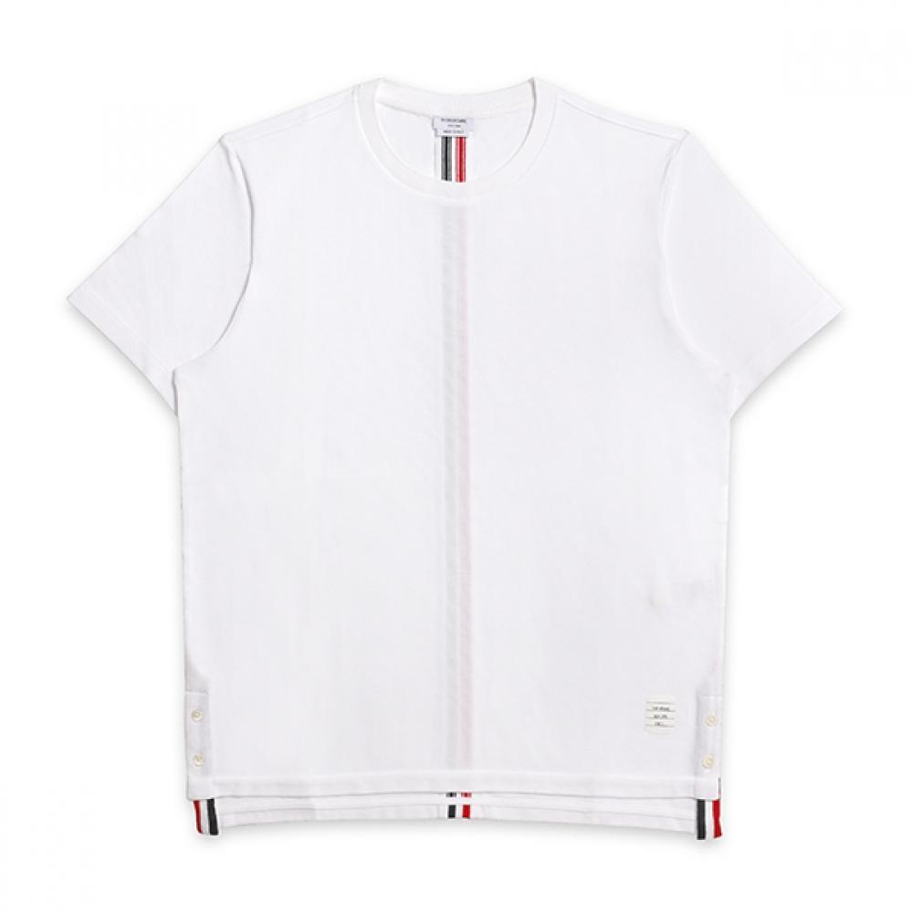 

Tom Brown Mjs056a 00050 100 Center Back Stripe Pique Mens Short Sleeve Tee MJS056A 00050 100 (4)