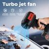 Turbo Jet Fan 70mm High Speed Brushless Motor 2000g Thrust Violent Fan Air Blower for Makita,Dewalts,Milwaukee 18-24V Batteries