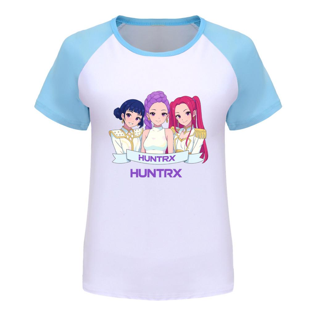 5026 Kids Girls Rumi Zoey Mira Print Raglan Short Sleeves T-Shirt