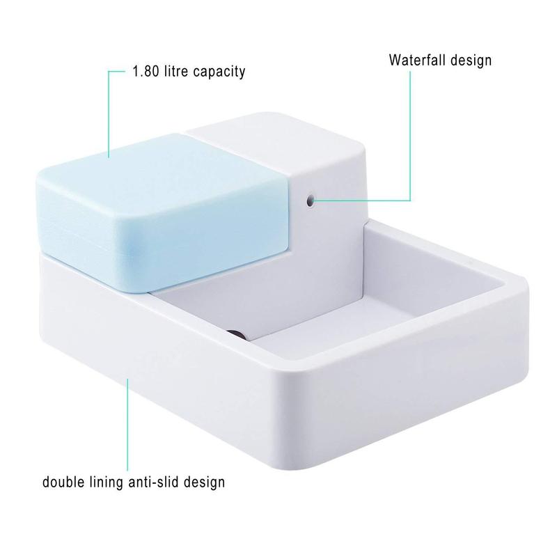 Pet Smart Drinking Fountain Pet Feeding Automatic Circulation Filtering Feeder with UV Sterilization Function