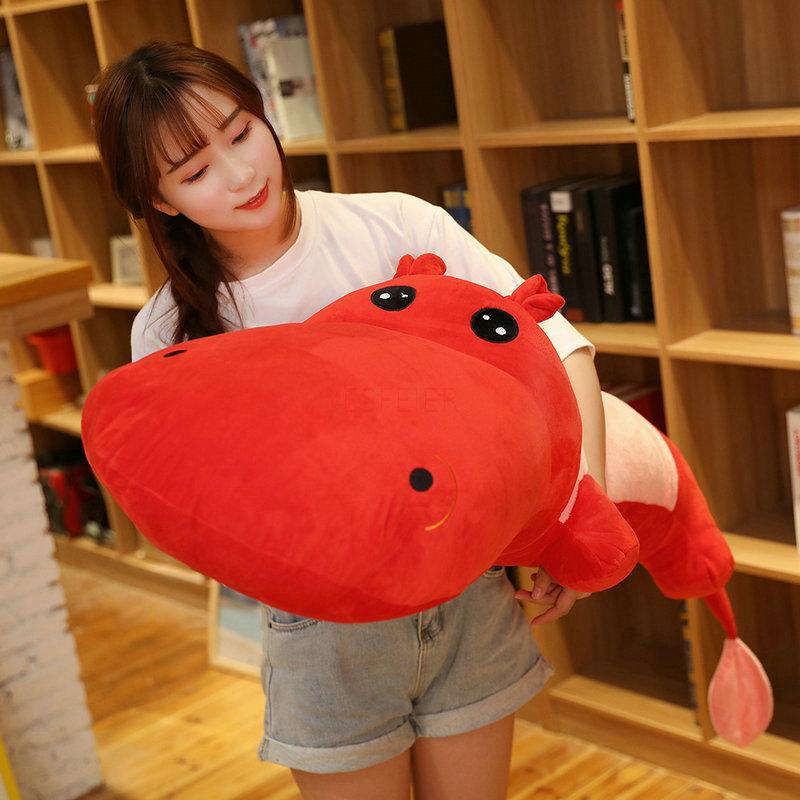 100-150cm Giant Soft Hippo Plush Toy Stuffed Animal Toys Soft Real Life Hippopotamus Plush Toy Birthday Gift