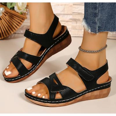 Sandales d'été décontractées pour femmes à la mode Chaussures d'été Femme 2025 Sandales d'été Talons bas Sandalias De Mujer Compenses confortables Chaussures