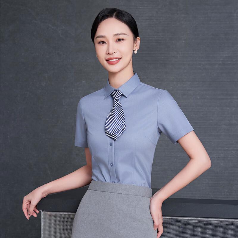 Kaseye Унисекс Короткий рукав Шерстяная смесь Профессиональная рубашка XL