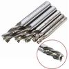 AIMOONSA Set of 5 HSS 4-Flute End Mills – Ø 4/6/8/10/12 Mm