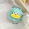 Funny Sausage Mouth Hair Ball Decoration Key Pendant