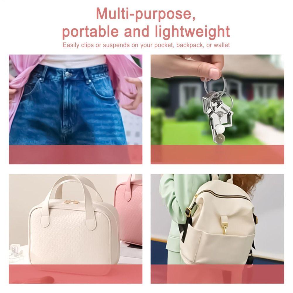 Wiederaufladbare Handtaschenleuchte Anpassbare Beleuchtung Berührungssensorleuchte Geschenke LED Mini-Schlüsselanhängerlampe