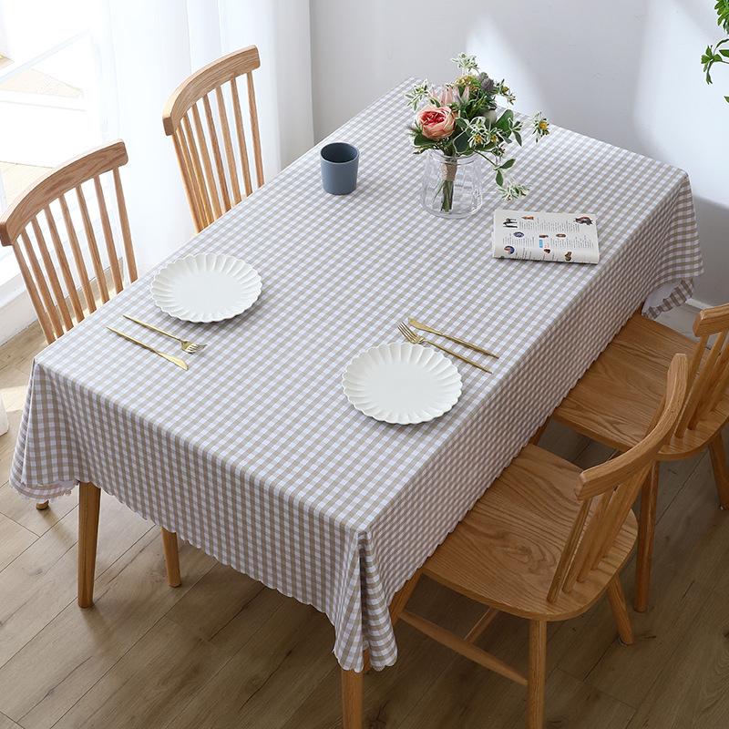 1Pc Square Tablecloth Rectangle Waterproof Table Cloth Tabletop Cover Oil Proof Wipeable Table Covers For Kitchen Garden Dining