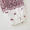 A New Spring Women's Fashion and Casual Long-sleeved Shirt with A Round Neck and Printed Necklaces