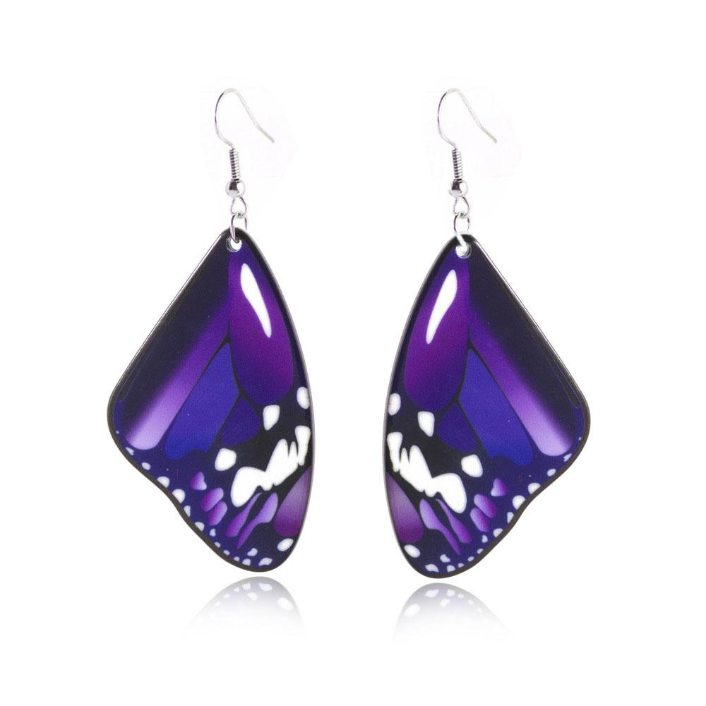Butterfly Personality Exaggerates Natural Earrings, Stainless Steel Earhooks, Popular Earrings