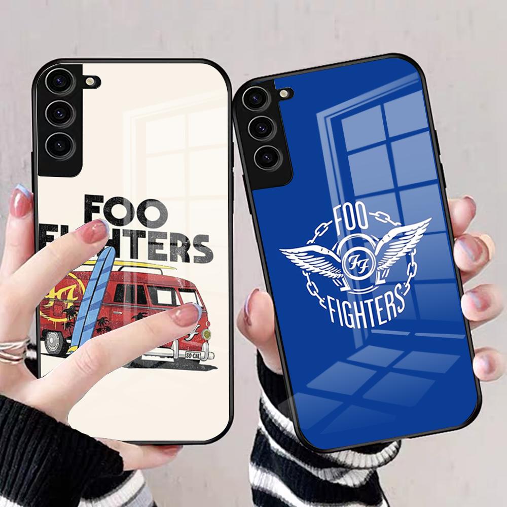 F-Foo F-Fighters Band Phone Case For Samsung S25 Edge Ultra S23 S22 S21 S20 Ultra Plus S24 Fe A54 A53 A25 Glass Cover