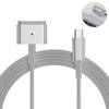 Магнітний PD кабель для зарядки зі світловим індикатором 1.8M USB Type-C на Magsaf 1 2 Цинковий сплав 100W Зарядний шнур для Macbook Air Pro