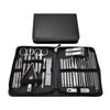 30-Piece Stainless Steel Manicure & Pedicure Set with Nail Clippers, Eyebrow Tweezers, and Blackhead Tools