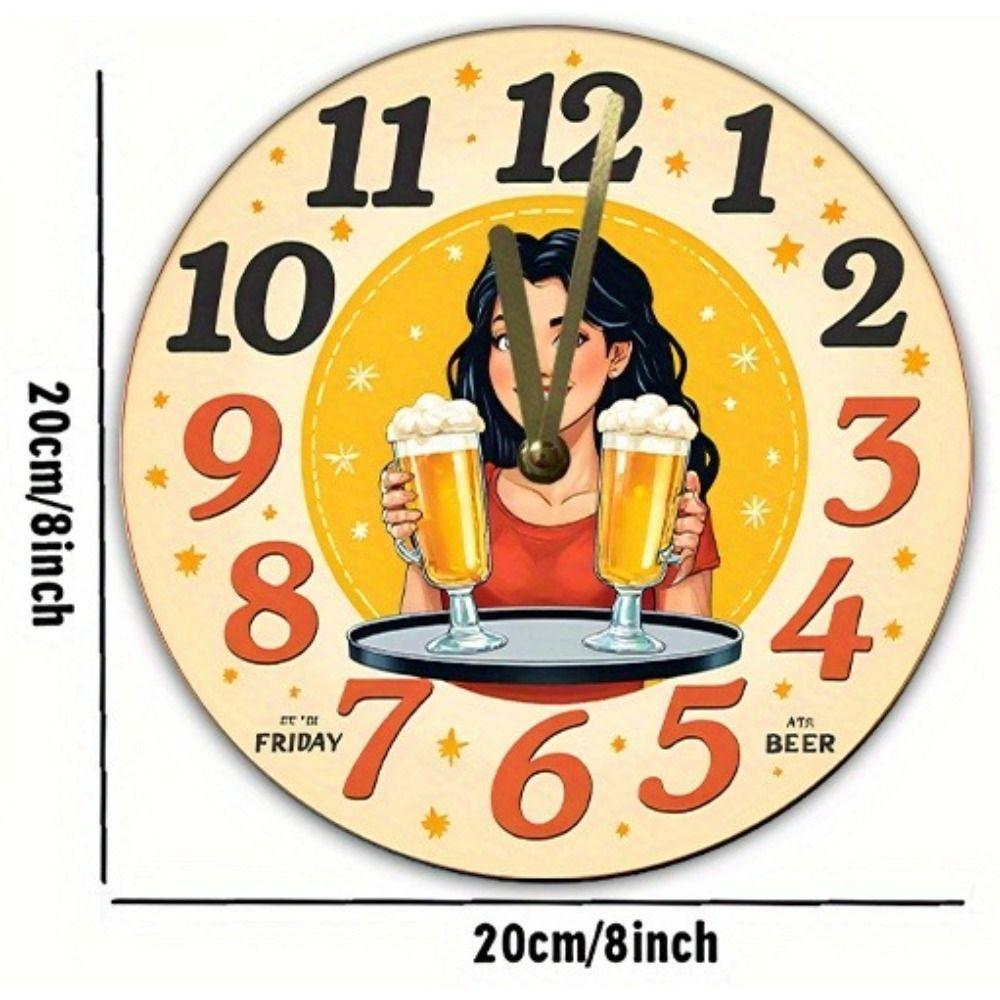 Segno in Latta Metallico Birra Decorazione Murale 20x30cm
