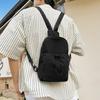 Solid Color Multifunctional Backpack Women's Lightweight Chest Bag