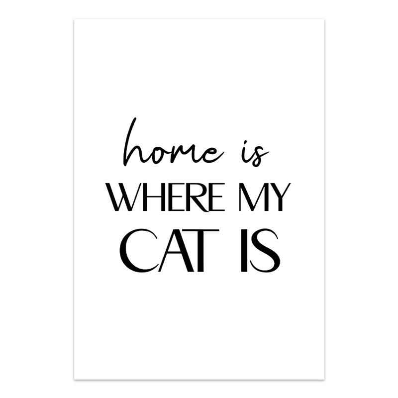 Nordic Inspirational Quotes Posters Modern Cursive Verse Wall Art Canvas Paintings Mural Decor for Living Room Office Decoration