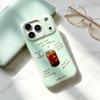 Iced Coffee for Apple Xiaomi Oppo Matte Phone Case iPhone17/16Pro Niche Huawei Mate Female