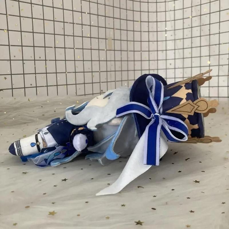 20cm Genshin Impact Furina Plush Toys Doll Lovely Pillow Water God Christmas New Year Birthday for Kids Gifts