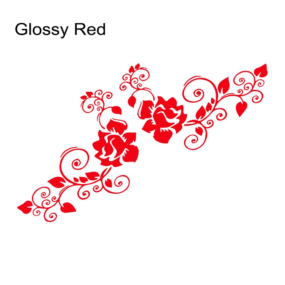 Car Flowers Graphics Stickers Decals Auto Both Body Wrap Vinyl Film Cover Automobiles Decoration Vehicles Tuning Accessories
