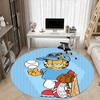 1pc Garfield Office Round Area Rug, Under Office Chairs Bedroom Living Room Home Decor A1016085