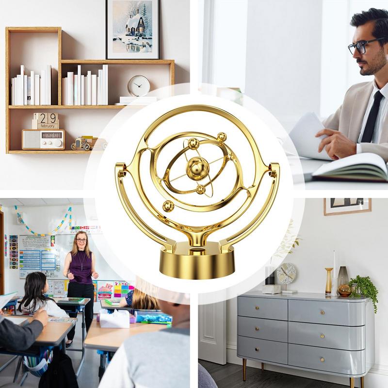 Perpetual Motion Of The Earth Usb Battery Duals Use Science Physics Gadget Learning Tabletop Toy Decorations Educational Props